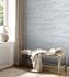 Non-woven wallpaper 39041-3 grey silver plaster look 5