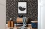 Non-woven wallpaper black gray beige abstract 39093-4 6