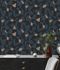 Non-woven wallpaper black blue beige abstract 39093-5 5