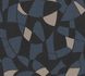Non-woven wallpaper black blue beige abstract 39093-5 7