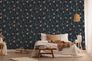 Non-woven wallpaper black blue beige abstract 39093-5 6