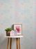 Vliestapete Floral Patchwork Karo Blau Weiß Rosa 39066-1 Zimmer 3