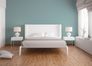 Vliestapete Punkte Textil Optik Blau Weiß 39070-5 Schlafzimmer 3