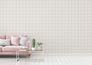 Vliestapete Kariert Landhaus Weiß Grün Rosa 39072-1 Wohnzimmer 3
