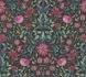 Non-woven wallpaper flowers birds black pink green 39075-1 5