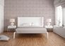Vliestapete Floral Ornamente Rosa Grau Weiß 39075-2 Schlafzimmer 1