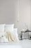Vliestapete Uni Textil Optik Grau Creme 3908-13 Schlafzimmer 3
