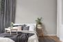 Vliestapete Uni Textil Optik Grau Beige 3908-44 Schlafzimmer 4