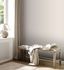 Vliestapete Uni Textil Optik Creme Beige 3908-68 Raum 1