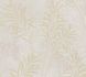 Vliestapete Blätter Muster Grau Gold Metallic 38919-3 2