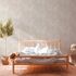 Vliestapete Blätter Muster Creme Grün Metallic 38919-4 Zimmer 1