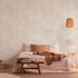 Vliestapete Blätter Muster Creme Beige Metallic 38919-6 Raum 1