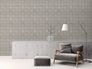 Vliestapete Mosaik Fliesen Weiß Grau Glitzer 38921-2 Raum 1