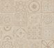 Vliestapete Mosaik Fliesen Orange Creme Glitzer 38921-3 4
