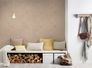 Vliestapete Mosaik Fliesen Orange Creme Glitzer 38921-3 Raum 3