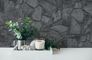 Vliestapete Steinmauer 3D-Optik Anthrazit 3893-67 Terra Detail 3