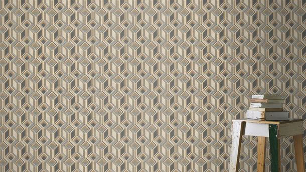 Rasch-Vliestapete-Grafik-3D-Optik-Grau-Beige-746532-63216032_3