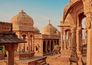 Rasch-Fototapete-Vlies-Tempel-Indisch-Braun-Blau-363517-63216042 1