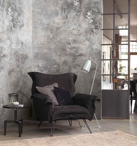 Fototapete-Vlies-Rasch-Shabby-Industrial-Hellgrau-429640-63216090
