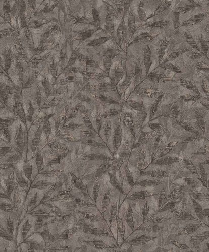 Vliestapete-Rasch-Blaetter-Dunkelbraun-Metallic-315059-63216094