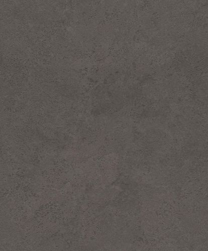 Rasch non-woven wallpaper 315189 plain texture dark brown