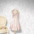 Non-woven wallpaper floral white pink metallic 10321-05 1