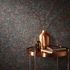 Non-woven wallpaper stone look black copper 10302-15 5
