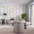 Non-woven wallpaper Elle leaf pattern white green 10332-07 6