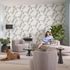Non-woven wallpaper Elle leaf pattern white green 10332-07 7
