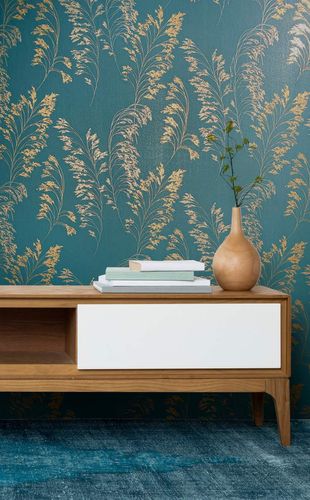 Vliestapete-Floral-Zweige-Petrol-Gold-Metallic-82344-63216476_2