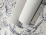 Non-woven wallpaper plain linen texture white 82345 5