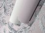 Non-woven wallpaper plain linen texture white 82345 6
