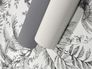 Non-woven wallpaper plain linen texture grey 82350 4