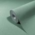 Non-woven wallpaper plain linen texture green 82355 2
