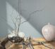 Non-woven wallpaper plain texture dots blue white 82362 1