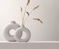 Non-woven wallpaper plain texture light grey 82380 3