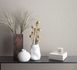 Non-woven wallpaper plain texture light grey 82380 1