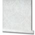 Non-woven wallpaper ornaments floral cream grey white 82386 3