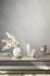 Non-woven wallpaper ornaments floral cream grey white 82386 4