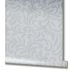 Non-Woven Wallpaper Leaves grey Silver Metallic 82394 3