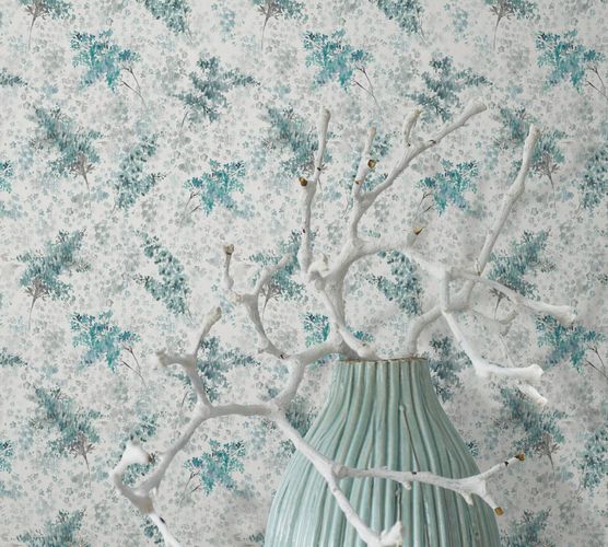 Vliestapete-Floral-Aquarell-Weiss-Tuerkis-Grau-47451-63216602_3
