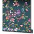 Non-woven wallpaper flowers berries lilac blue green 47454 3
