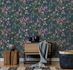Non-woven wallpaper flowers berries lilac blue green 47454 1