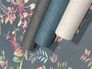 Non-woven wallpaper flowers berries lilac blue green 47454 4