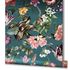Vliestapete-Floral-Floral-Blaetter-Petrol-Gruen-Rosa-47462-63216613_1 3