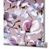 Non-Woven Wallpaper Flowers Magnolia Pink Purple 47463 3