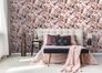 Non-Woven Wallpaper Flowers Magnolia Pink White 47465 4