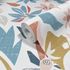 Non-woven wallpaper abstract flowers white blue red 47467 2