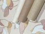 Non-woven wallpaper flowers drawing orange beige 47471 5