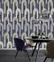 Photo wallpaper Art Deco Pattern Blue Beige 33101 2